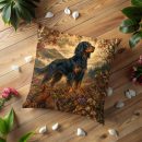 Gordon Setter Hunting Dog Pillow Cover